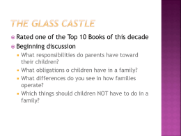 CPE The Glass Castle PPT