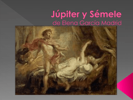 Júpiter y Sémele de Elena García Madrid
