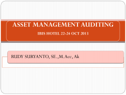 auditing asset management 2013