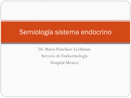 Semio endocrino - Blog 5 Semestre UCIMED I-2011