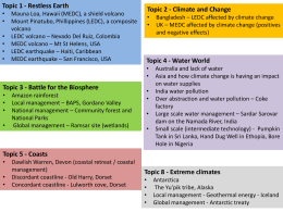 Unit 1 case studies - clevedongcsegeography