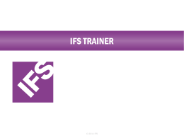 IFS Trainer