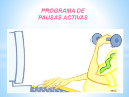 Pausa activa - ACTIVIDADES DEPORTIVAS DE LA FES ZARAGOZA