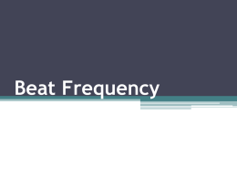9a – Beat Frequency