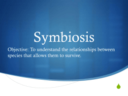 Symbiosis - ScienceWithDrKladis