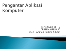 pt 4 Sistem Operasi