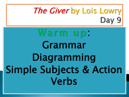 Giver PPT Day 9