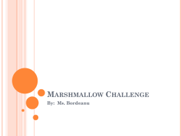 Marshmallow Challenge
