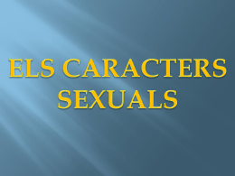 caracters sexuals primaris