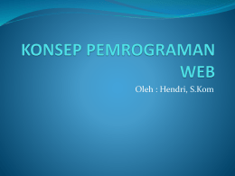 5.Pemograman Web