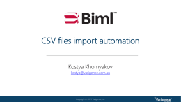 CSV files import automation