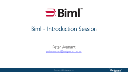 W01 - Biml Introduction