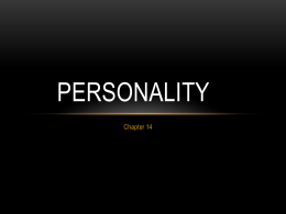 Personality