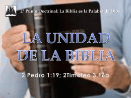 14-jul-2013 la unidad de la biblia