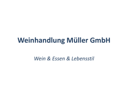Weinhandlung Müller GmbH - familie