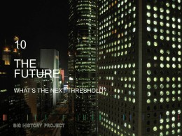 the future - Big History Project