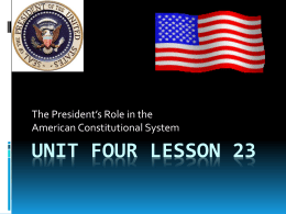 Unit Four Lesson 23