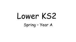LKS2 Year A Spring
