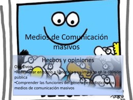 Medios de Comunicación masivos