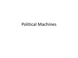 Effects of the Political Machine