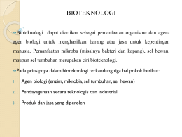 Bioteknologi - WordPress.com