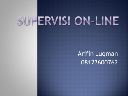Supervisi On-line