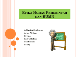 Slide EtikaHumas Pmerinth dan Bumn