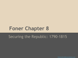Foner Chapter 8