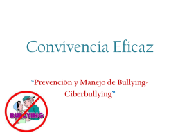 taller manejo y prevencion de bullying