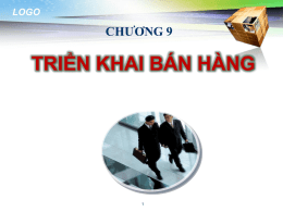 chuong 8 thuc hien ban hang