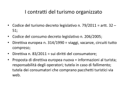 i contratti del turismo organizzato (pptx, it, 83 KB, 11/30/14)