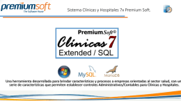 Presentacion del Sistema de Clinica 7X Premium Soft