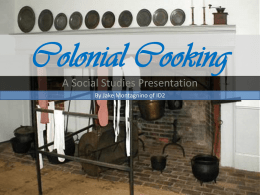 Colonial Cooking & Baking - Mark Twain IS 239 / Mark Twain IS 239