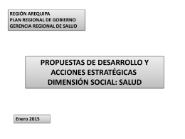 Propuesta - Gerencia Regional de Salud de Arequipa