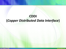 CDDI (Copper Distributed Data Interface)