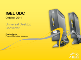 Universal Desktop Converter (UDC)