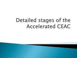 Detailed stages of the Accelerated CEAC