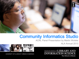 Wolske-cistudio_ala13 - 2013 ALA Annual Conference