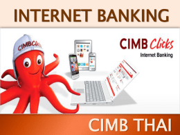 CIMB Internet Banking