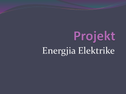 Projekt - Elektriciteti