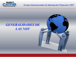 Normas Internacionales de Información Financiera NIIF