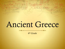 Ancient Greece - Al Iman School