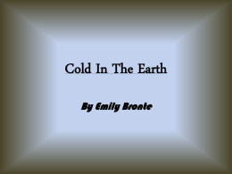 Cold In The Earth (2)