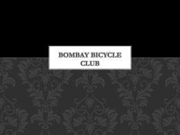 Bombay Bicycle club