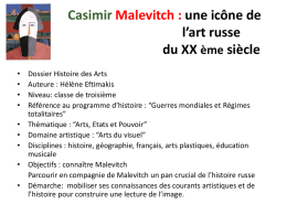 Casimir Malevitch : une icône de l`art russe du XXème siècle