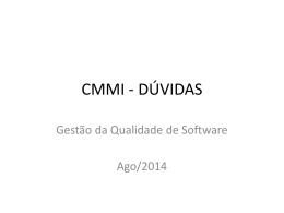 CMMI - DÚVIDAS - WordPress.com