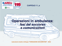 Operazioni in Ambulanza