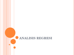 Analisis Regresi - Blog Mahasiswa UI
