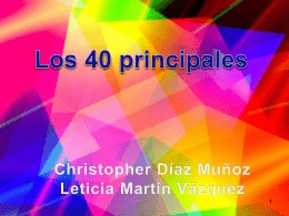 Christopher Díaz Muñoz y Leticia Martín Vázquez