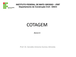 COTAGEM - Geraldo Antonio Gomes Almeida, Dr.
